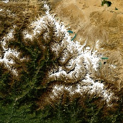 Himalaya Mountains, Nepal/Tibet (UTM/WGS84)