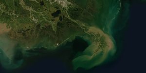 Mississippi River Delta, Louisiana, US (UTM/WGS84)