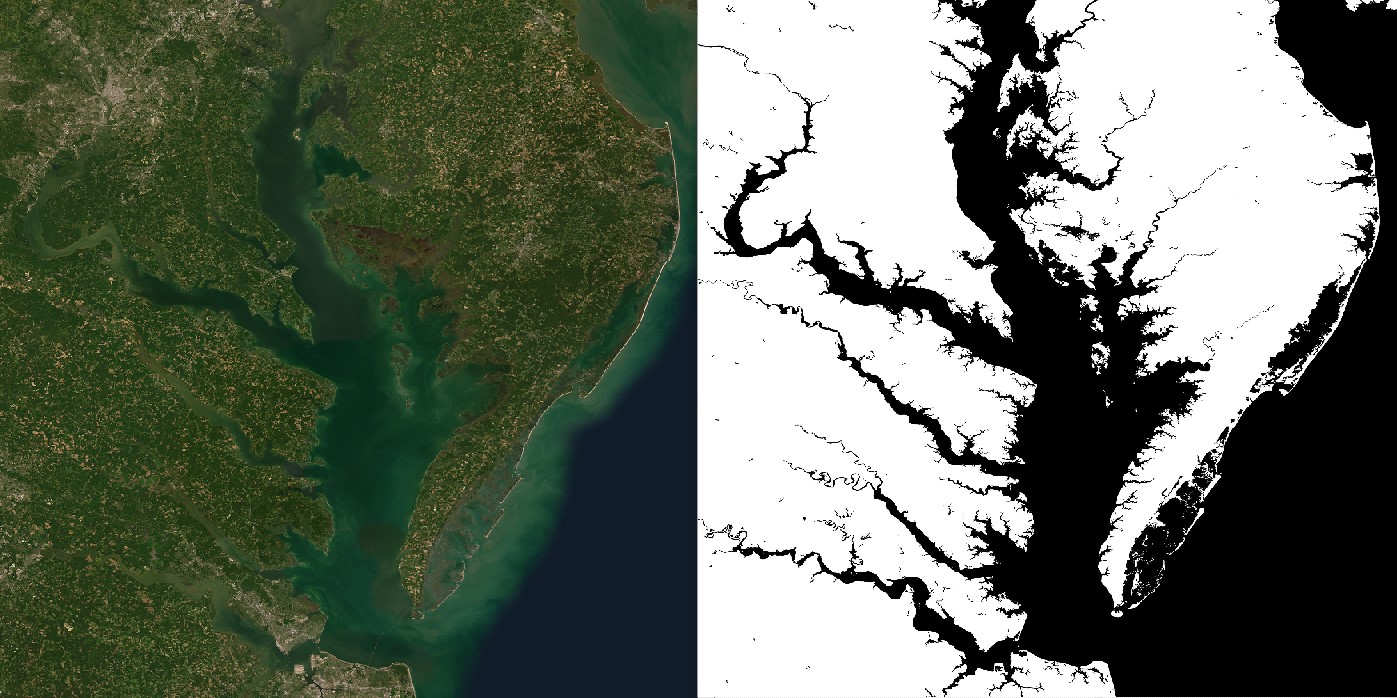 nextgen_water_mask chesapeake bay satellite
